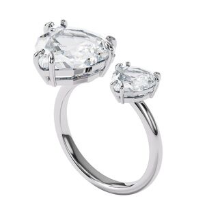 Swarovski Millenia Ring with Triangle Cut Crystals